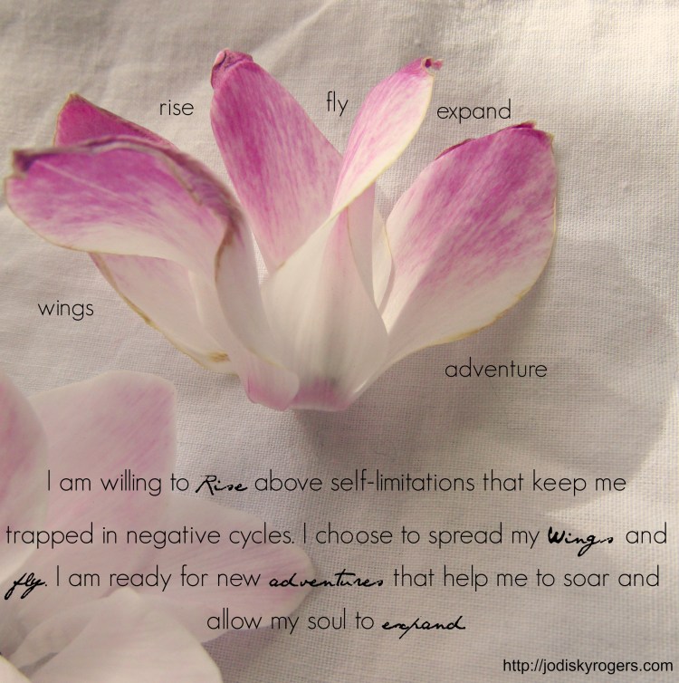 Cyclamen wild words mantra